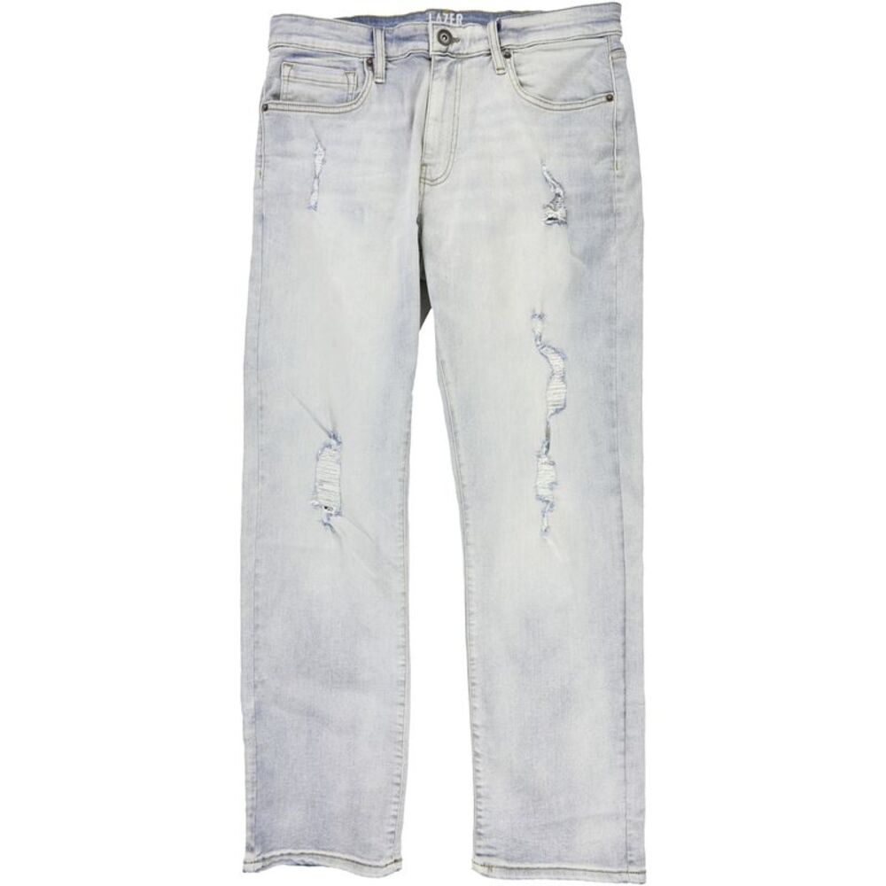 LAZER Mens Straight-Fit Straight Jeans, NWT
